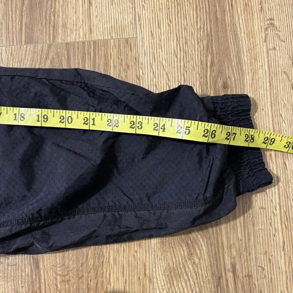 Vintage Nike Sportswear Training Pants Mens Small Black Orange Track Jogger READ